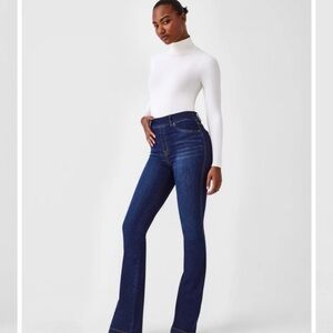 SPANXshape™ EveryWearFlare Flare Jeans Midnight Shade‎ Dark Wash Size XL